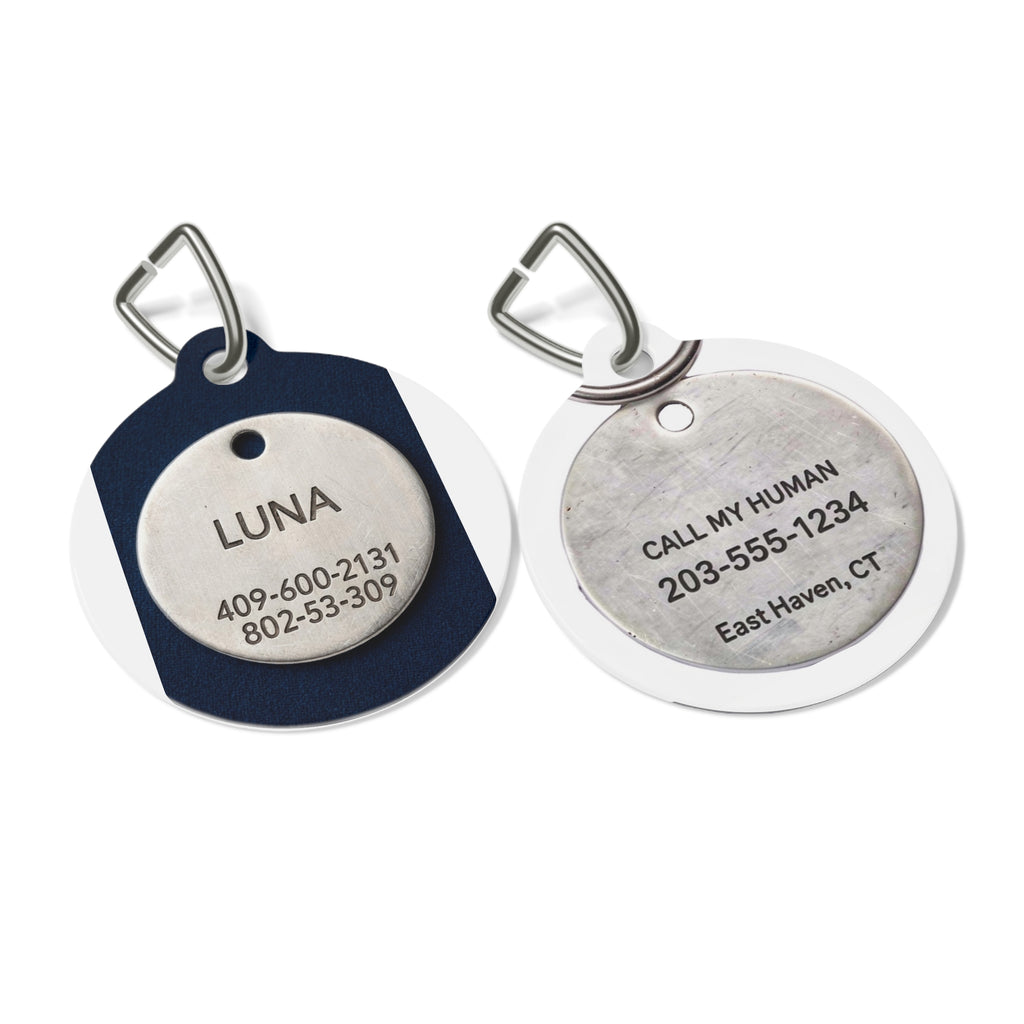 Pet Tag — Personalized Engraved ID Tag (Name & Phone)