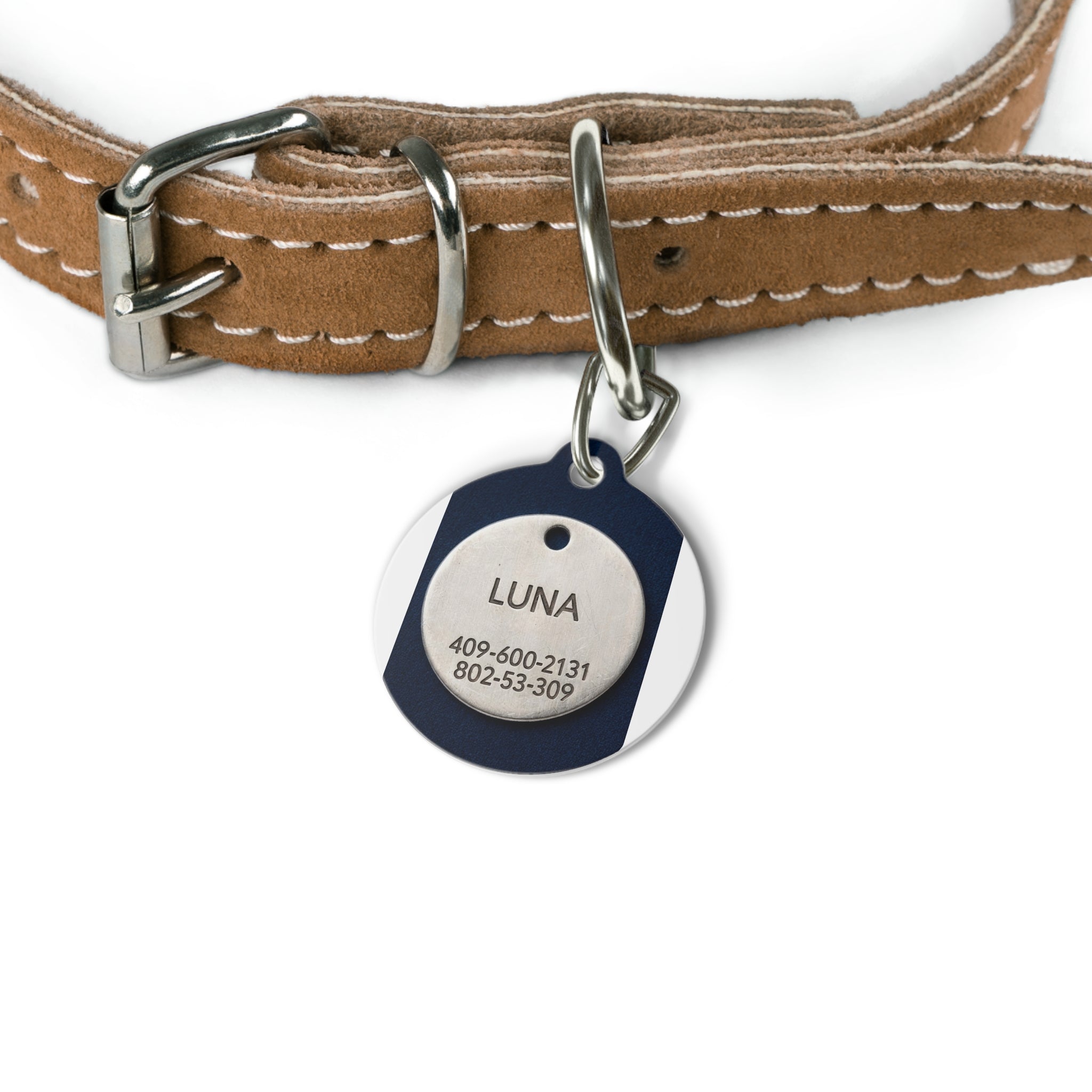 Pet Tag — Personalized Engraved ID Tag (Name & Phone)