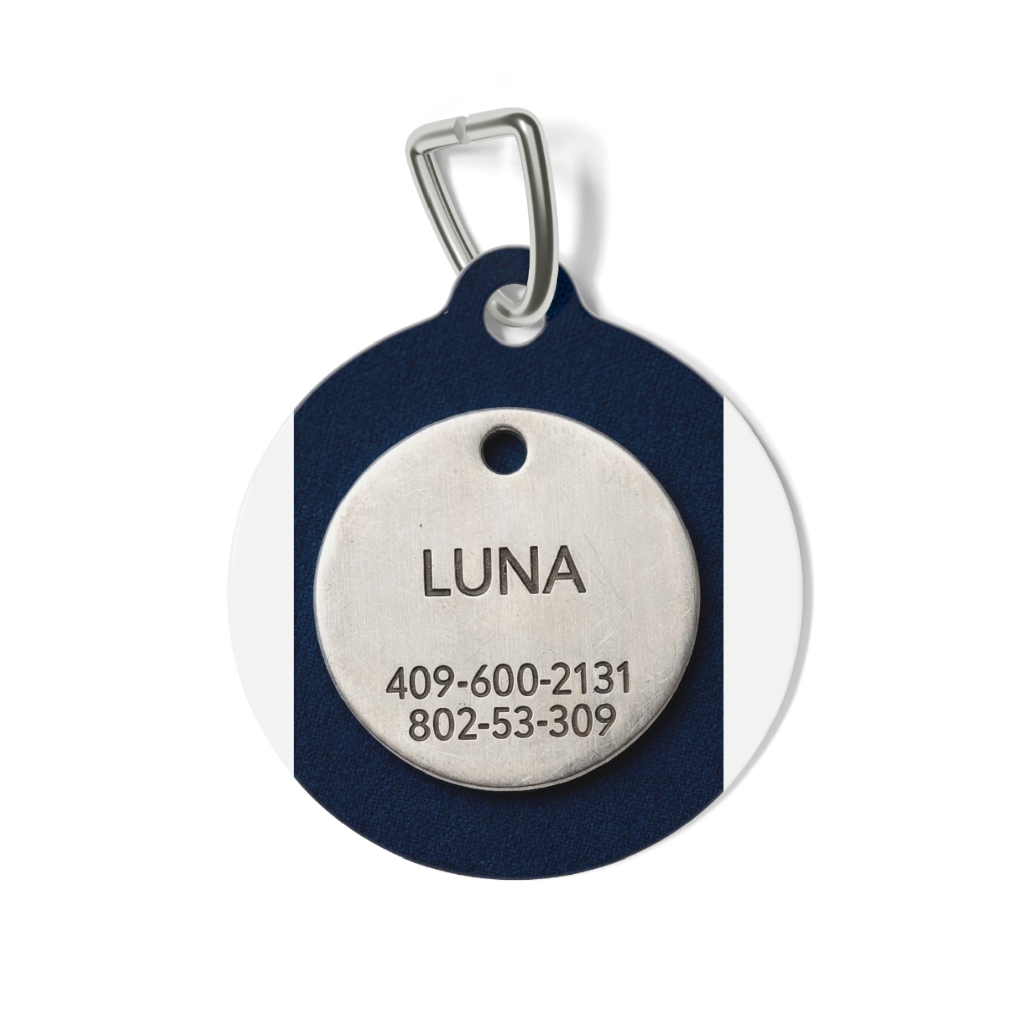 Pet Tag — Personalized Engraved ID Tag (Name & Phone)